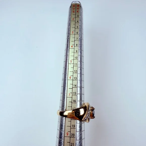 Ross Simons 3 CT Natural Blue Sapphire Vermeil Sterling Silver 925 Vintage Ring - Picture 10 of 11